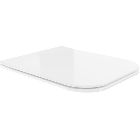 Mexen Madox siège de toilette à descente lente slim, duroplast, blanc brillant - 39154000 (1/4)