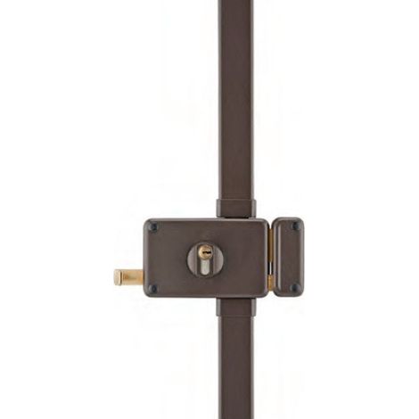 Serratura HORGA A2P, marrone, CP Transit 2, a tirante, 88 x 140 mm, destra, 4 chiavi, per porta fino a 45 mm – THIRARD (1/2)