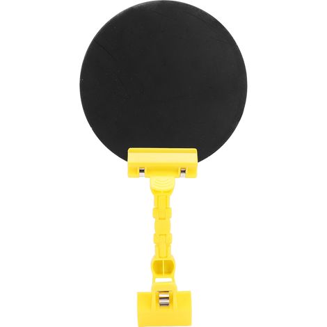 Panneau d'occultation pour soudage, diamètre 16 cm, forme ronde, support jaune, clip de fixation pour changement de vitesse automatique