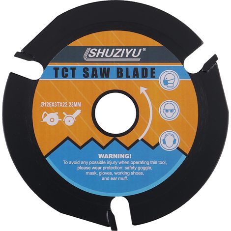 Disque De Sculpture Sur Bois À Trou Central 22.23mm Pour Meuleuse D'Angle, Lame De Scie Circulaire Pour Couper, Sculpter Et Façonner (1/4)