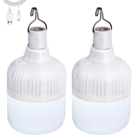 Illuminazione di emergenza per interruzioni di corrente, 2 luci, 1000 mAh, 5 modalità (1/5)