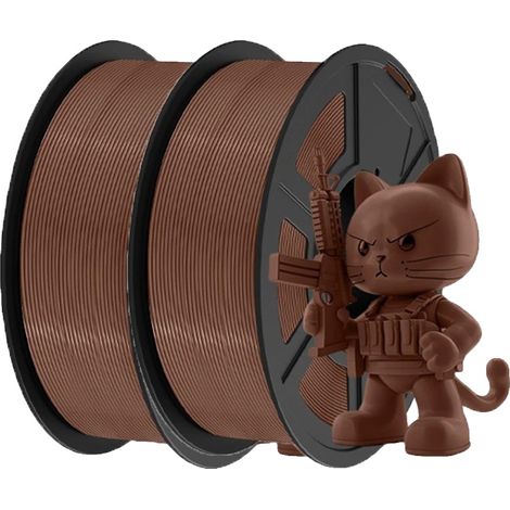3D-Drucker-Filament, hohe Zähigkeit, glatte Druckqualität, Schokolade (1/2)