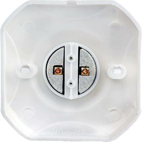 Douille E27 à visser pour ampoule LED AC 220-240V Résistante aux hautes températures Lot de 4 douilles en plastique blanc (1/4)