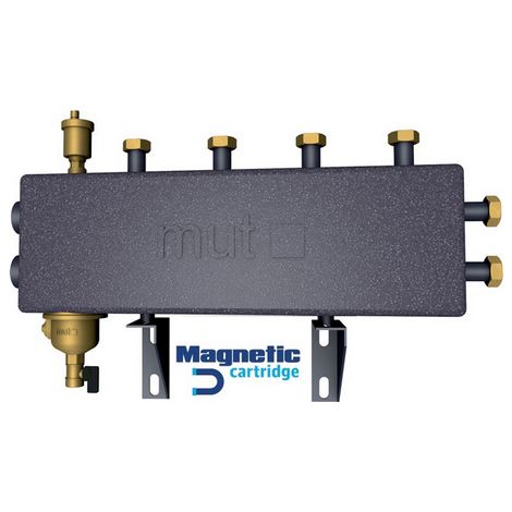 COLLETTORE DEFANGATORE SEPARATORE 2+1 LATERALE- G 11/4 F - G 1 F- MUT- pezzi 1 (1/2)