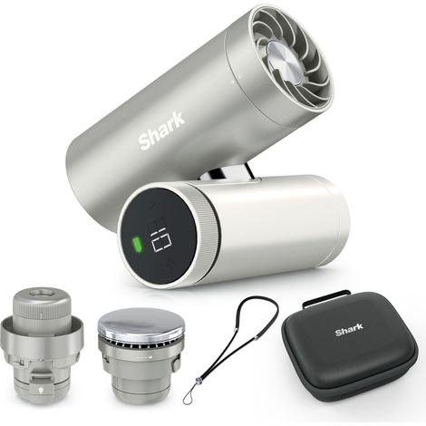 Système de ventilateur à grande vitesse, de brume ultra-fine et 3-en-1, comprend 3 accessoires de rafraîchissement, design adapté aux voyages (1/5)