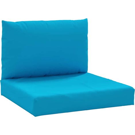 Maison Exclusive - Palettenkissen 2-tlg. Hellblau Oxford-Gewebe