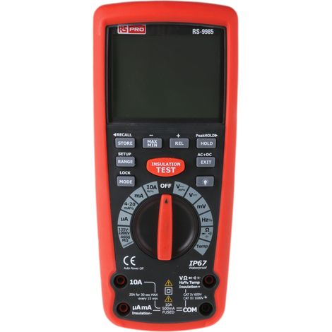 Contrôleur d'isolement, RS PRO , 125V, 1000V, RS-9985 ( Prix pour 1 ) (1/5)
