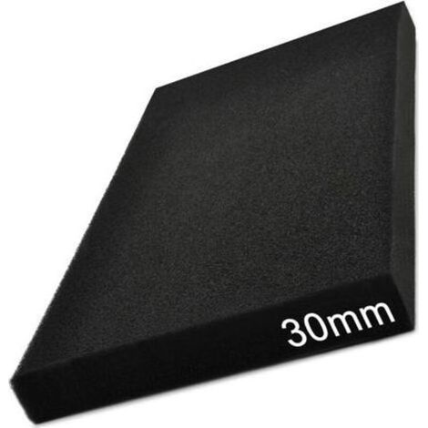 Mousse de Filtre à Air 30mm d'épaisseur 28x15cm Universelle à découper pour Scooter Moto Quad Tondeuse Débroussailleuse Motoculteur Tronçonneuse Filtration pour Boite à air (1/5)