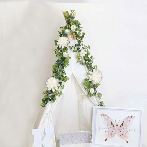 Guirlande de fleurs artificielles - Ulisem - 180 cm - Pivoines blanches - Décoration mariage et maison (1/3)