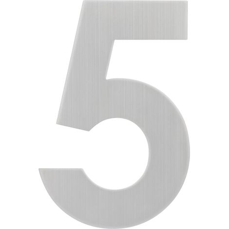 Alpertec Hausnummer 5 Edelstahl Hausnummern Hausnummerschild