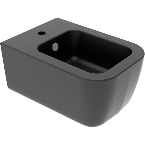 Bidet Brio sospeso nero opaco di Ceramica GSG