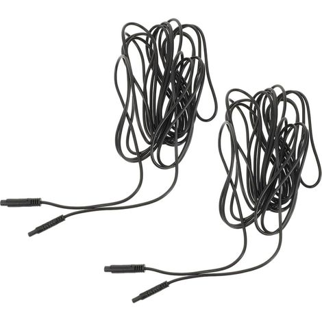 2 Pièces Câble de Caméra de Recul pour Voiture, Rallonge pour Caméra Arrière 5m 4 Broches, PVC Noir, Plug-and-Play, pour Connexions Audio-vidéo Automobiles (1/5)