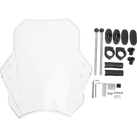 Parabrezza trasparente per moto, deflettore d'aria regolabile, parabrezza anteriore di ricambio per Suzuki (1/5)
