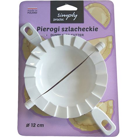 Molde plegable para empanadillas, molde de plástico de 12 cm, 1 unidad. (1/2)
