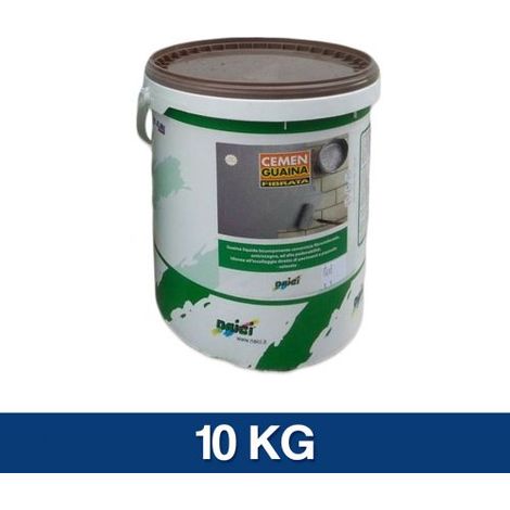 CEMENGUAINA FIBRATA NAICI GUAINA LIQUIDA IMPERMEABILIZZANTE BICOMPONENTE 32768V 10 KG (32769)