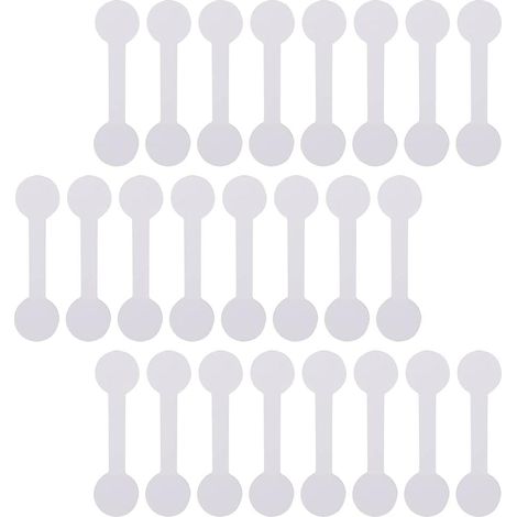Healifty Étiquettes en papier blanc 300 adhésifs Joyería para