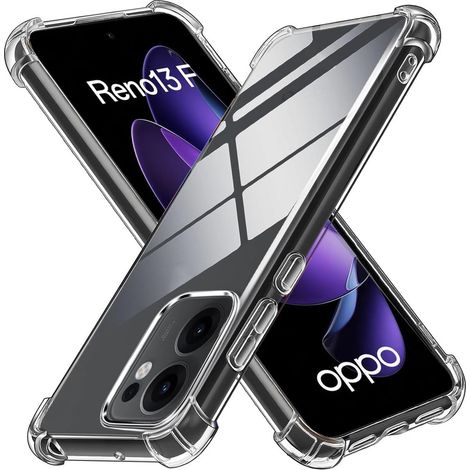 Schutzhülle für Oppo Reno 13F / Oppo Reno 13FS, stoßfest, transparent (1/5)
