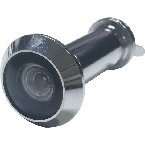 Türgucker ø 14 mm, Weitwinkel 200°, TS 35-55 mm, Messing verchromt (1/2)