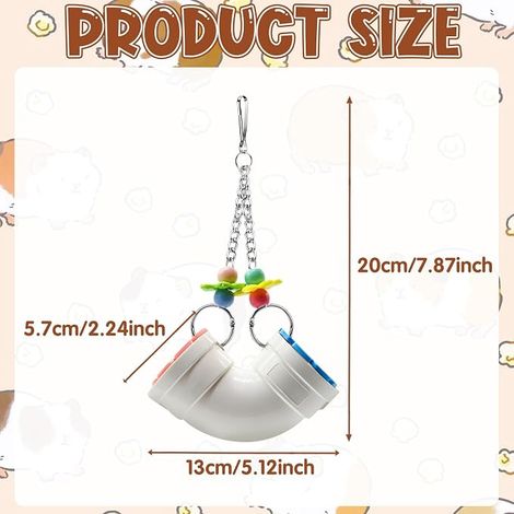 Hammocks for Small Animal Ferret Bed for Ferret Hamster Hammock and Cage Tunnel for Rat Hamster Squirrel Amaca da Ferrets Hanging Tunnel for Guinea Pig Ferrets Topi (Grey)