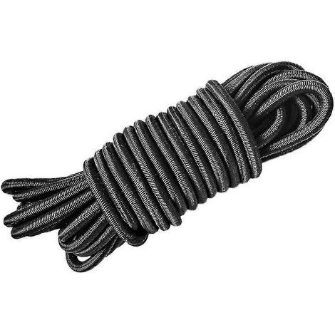 Corde élastique résistante de 4 mm x 10 mètres, jaune, 2025. (1/5)