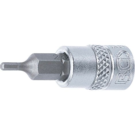 Chiave a bussola  6,3 mm (1/4")  esagono interno 2 mm (1/2)