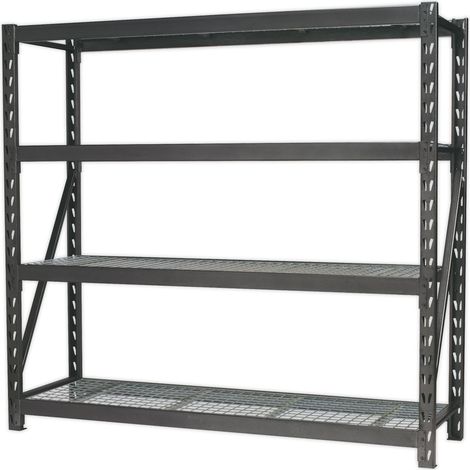 Sealey Heavy-Duty Racking Unit with 4 Mesh Shelves 640kg Capacity Per Level AP6572 (1/5)