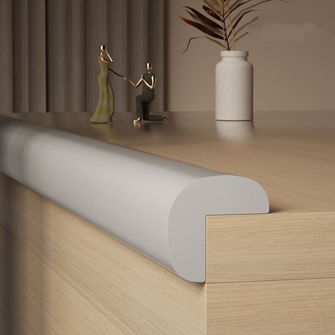 L-shaped table corner protector with self-adhesive foam, 2 meters, gray,It is the ideal choice for you. (1/5)
