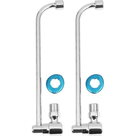 2x Robinet de remplissage de casseroles pour évier de cuisine, robinet pour wok, robinet mural de remplissage de casseroles (300 mm) (1/4)