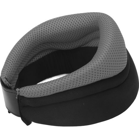 Collier cervical en mousse respirante et haute élasticité, idéal pour le bureau ou les études, gris. (1/5)