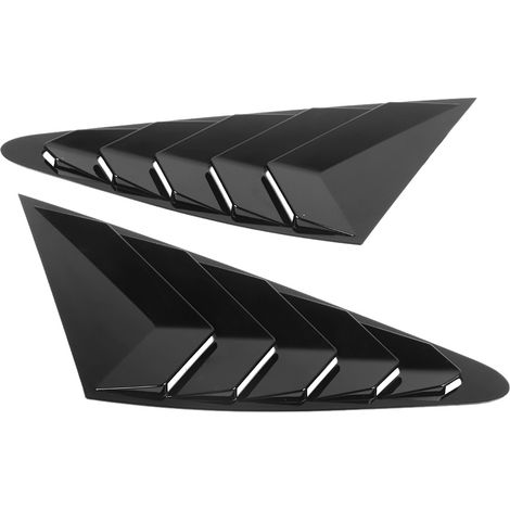 Modifications automobiles 2019-Présent : Modification des aérateurs de vitre à persiennes pour Audi A7, finition noir brillant (1/5)
