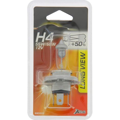 XLTECH 1 ampoule H4 LongView 60-55W