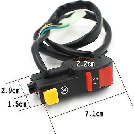 Bouton marche/arrêt électrique pour moto tout-terrain, quad (1/5)