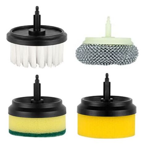 Machine de nettoyage électrique sans fil rechargeable par USB, brosse automatique pour la vaisselle de cuisine, outil de nettoyage professionnel pour carrelage et baignoire. (1/5)