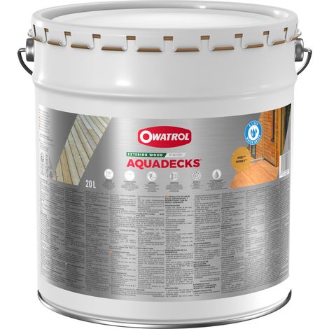 Owatrol – Saturateur bois à l'eau 20 litres – Protection UV renforcée – Excellente pénétration – Pour bois dur et résineux