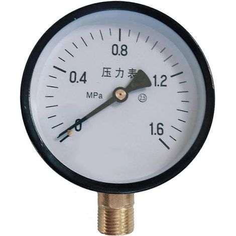 Manometer Radial-Normaldampfpumpe Leitungswassererkennung Genaue Messung