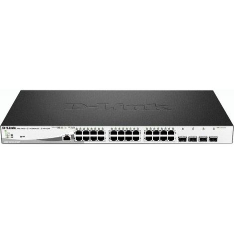 HUB Switch puertos 24 D-LINK DGS-1210-28MP/E Gigabit Ethernet (10