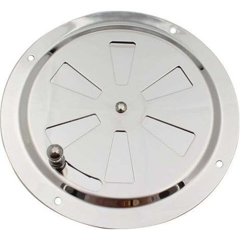 Ulisem 5 Inch Round Vents Stainless Steel Louvered Vent Covers Open and Close (1/4)
