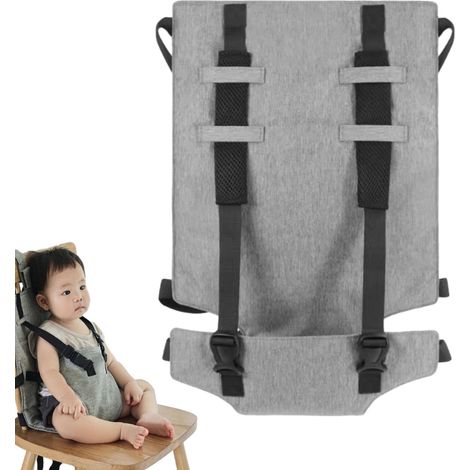Sangles de rechange pour chaise haute, pliables et sécurisées - Sangles rehausseur conçues pour les enfants À utiliser lors des déplacements quotidiens et des activités de plein air pour les enfants (1/5)