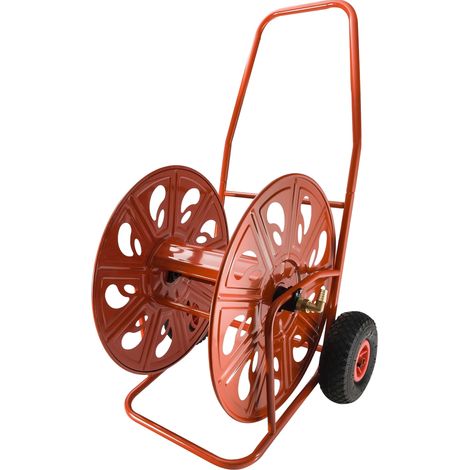 Enrouleur tuyau arrosage 180m D15-130m D19-60m D25 – Déploiement rapide – Pour espaces verts et jardins – Conception durable – Rain