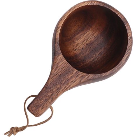 Teetasse aus Holz, tragbarer, handgeschnitzter Trinkbecher aus Naturholz, Kaffeebecher aus Holz, für Zuhause, Restaurant, Camping, Stil 3 (1/5)