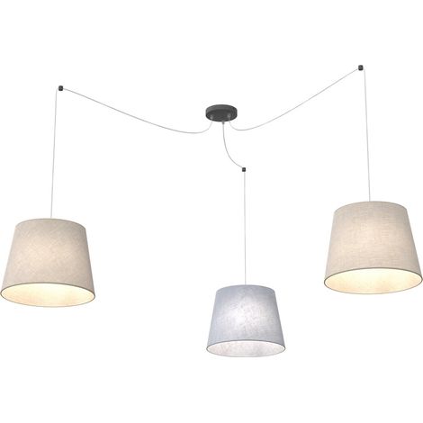 Suspension minimaliste multicolore araignée 3xE27 Emibig (1/3)