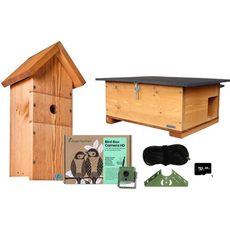 Bird Box and Hedgehog House Complete Garden WiFi Camera Kit
