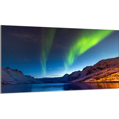 Plaque de protection en verre pour poêle 90x52 Zorza (1/5)