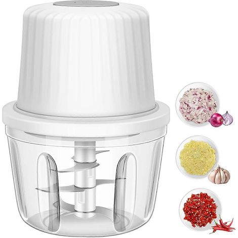 Hachoir à ail électrique 400 ml à 6 lames (1/5)
