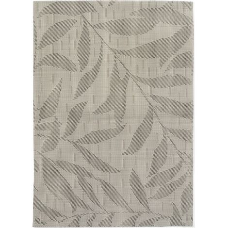 Manteles individuales con soporte para mesa, hojas de 45x30cm, color gris - juego de 6 piezas.