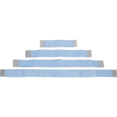 Lot de 4 sangles de fixation pour extincteur de voiture, sangles élastiques pour organiser le coffre.-Blue (1/2)