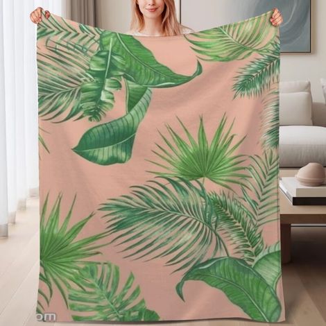 Couverture de lit en polaire, douce et chaude en microfibre pour le printemps, décoration intérieure stylée, cadeau pour femmes et hommes, 6080 pouces (1/4)