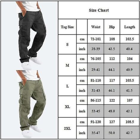 Pantalon Cargo Baggy Multi-Poches Homme, Treillis de Travail Combat, Coupe Décontractée, Kaki, Taille Haute, Robustes, Idéal BTP & Outdoor