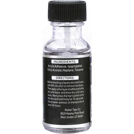Colle pour perruques en dentelle 15 ml, fixation forte, séchage rapide, adhésif de remplacement pour systèmes capillaires. (1/5)