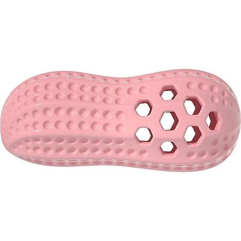Jouet distributeur de friandises en forme de cacahuète pour chiens - Sonore et interactif - Nettoyage des dents - Rose (1/5)